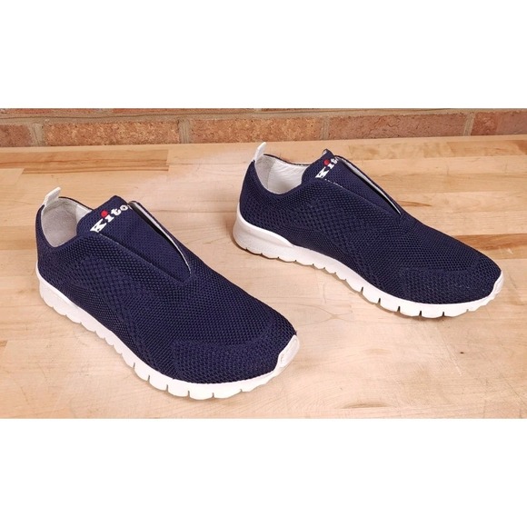 Kiton Other - Kiton Blue‎ Knit Sneaker Shoes Slip On US Size 7.5 EU 41.5 Made In Italy